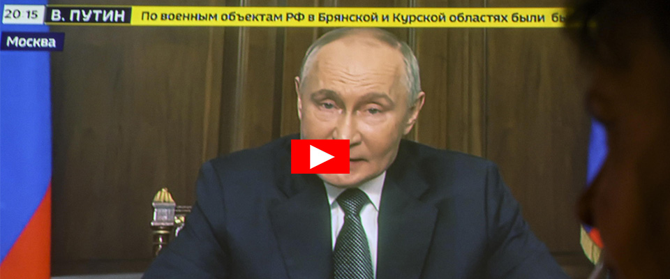 Putin, discorso choc alla nazione: “Dopo i missili lanciati in Russia, ora è guerra mondiale” (video)