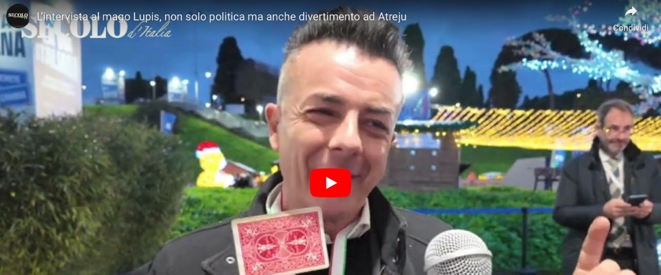 Atreju per i bambini, intervista al mago Lupis: “Regalo magia a chi non viene qui per la politica” (video)