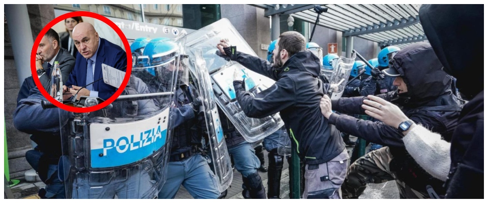 La proposta di Crosetto contro i violenti in piazza: “Puniamoli anche con sanzioni economiche”