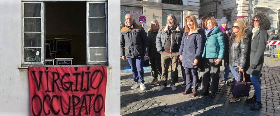 Liceo Virgilio, la preside scende in piazza contro l’occupazione. E i genitori coccolano gli “eroici” figli