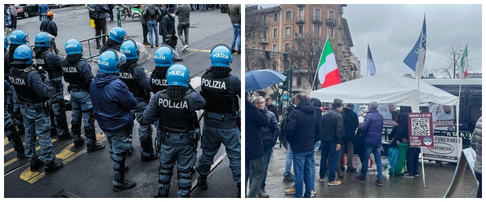 Violenti rossi contro il gazebo di FdI a Torino. La denuncia: “La città è ostaggio dei centri sociali”