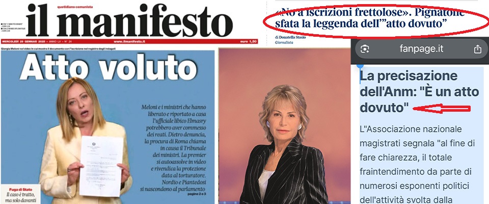 Indagine sul governo, fu “atto voluto”. Lo dice la legge (e i comunisti). Avvisate Gruber e Bersani