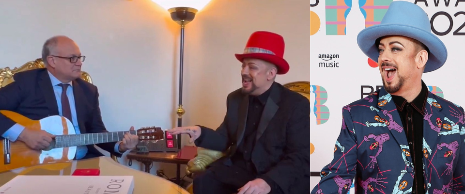 Da “Bella Ciao” a Boy George: Gualtieri è una rockstar mancata, il web se la ride: “Ma lavorare, no?”