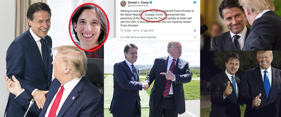 Trump s’insedia, “Core ‘ngrato” Conte s’imbosca: una donna crudele ha interrotto la love story…