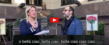 “Bella ciao” cantata contro Mattarella. Spunta il video della Zakharova con un “compagno” italiano