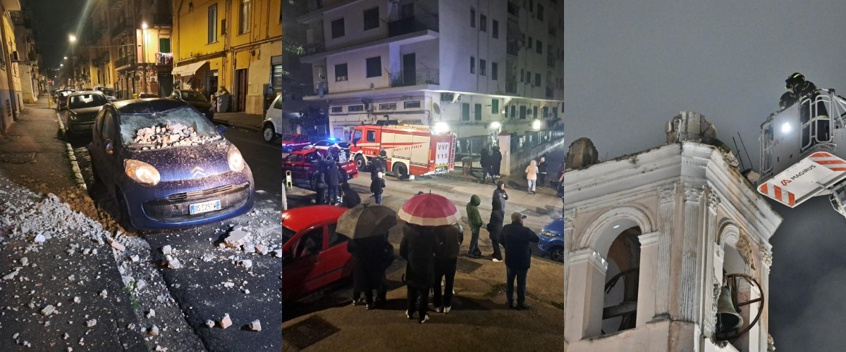 Paura a Napoli, terremoto di magnitudo 4.4, la più forte degli ultimi anni. Ferita una donna. Gente in strada, scuole chiuse