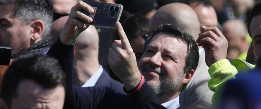 Salvini: “Sarei in guerra con Meloni per la telefonata a Vance? Siamo su scherzi a parte”