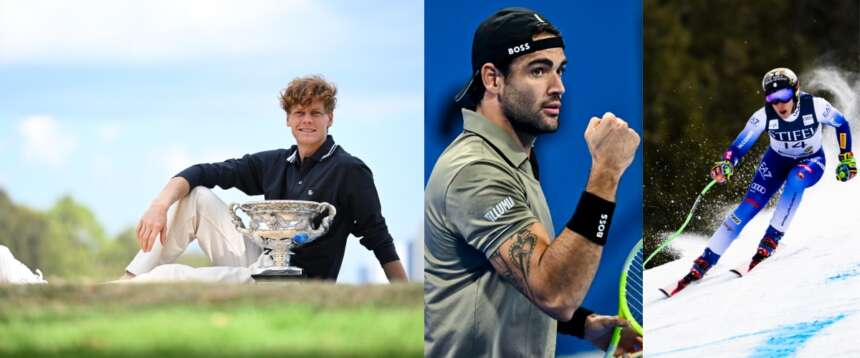 Sinner, Berrettini, Brignone e gli altri: gli azzurri che motivano l’orgoglio italiano nello sport