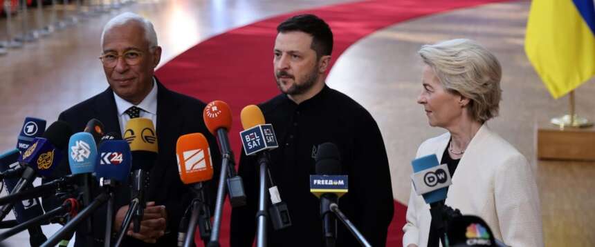 Costa e von der Leyen accolgono Zelensky al vertice su Ucraina e difesa Ue