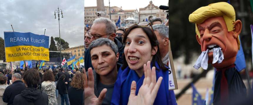 Manifestazione per l’Europa a piazza del popolo. Ma per quale Europa?