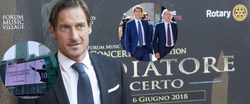 I saputelli di +Europa danno i numeri su Totti a Mosca: “Non andare, resta dalla parte giusta della storia”